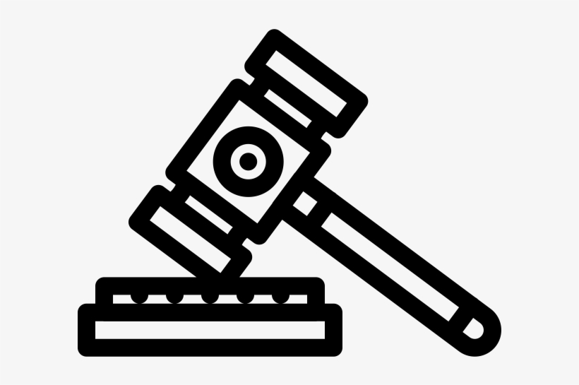 Judge Hammer Rubber Stamp, transparent png download