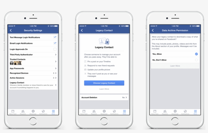 Legacy Contact Choose - Iphone, transparent png download