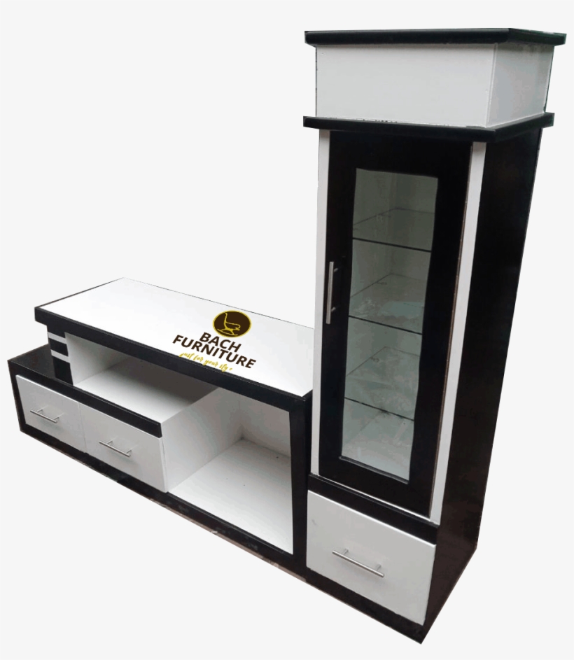 Tv Sand With Glass Unit - Coffee Table, transparent png download