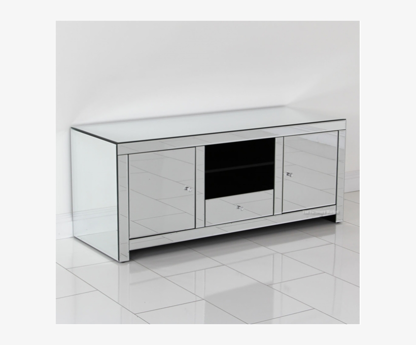 Tv 1 - Mirrored Tv Unit Uk, transparent png download