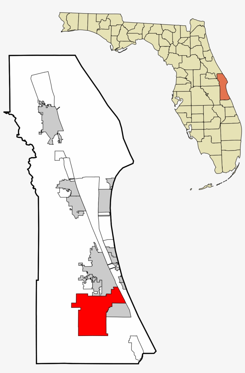 Unincorporated Areas In Brevard County, transparent png download
