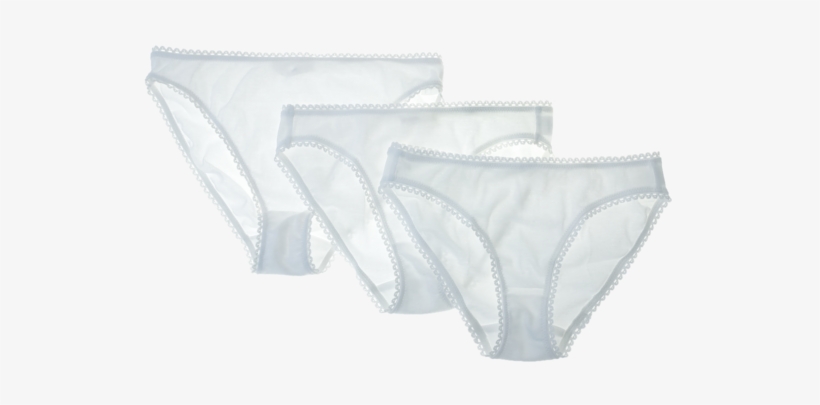 Set Of 3 White - Panties, transparent png download
