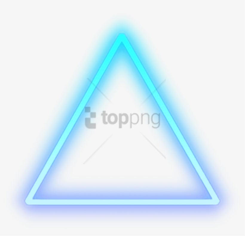 Free Png Neon For Picsart Png Image With Transparent - Triangle Neon Light Png, transparent png download