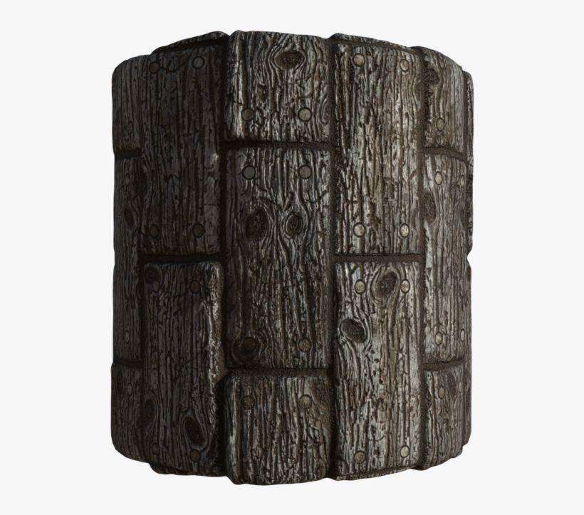Regular Aged Wood Render V3 - Hardwood, transparent png download