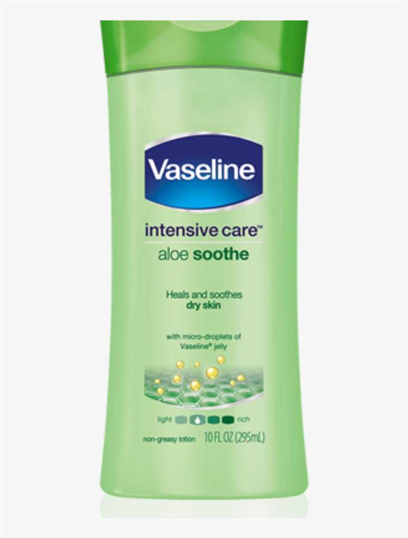 Vaseline® Intensive Care™ Aloe Soothe Lotion 400ml - Vaseline Intensive Care Aloe Soothe Lotion 400ml, transparent png download