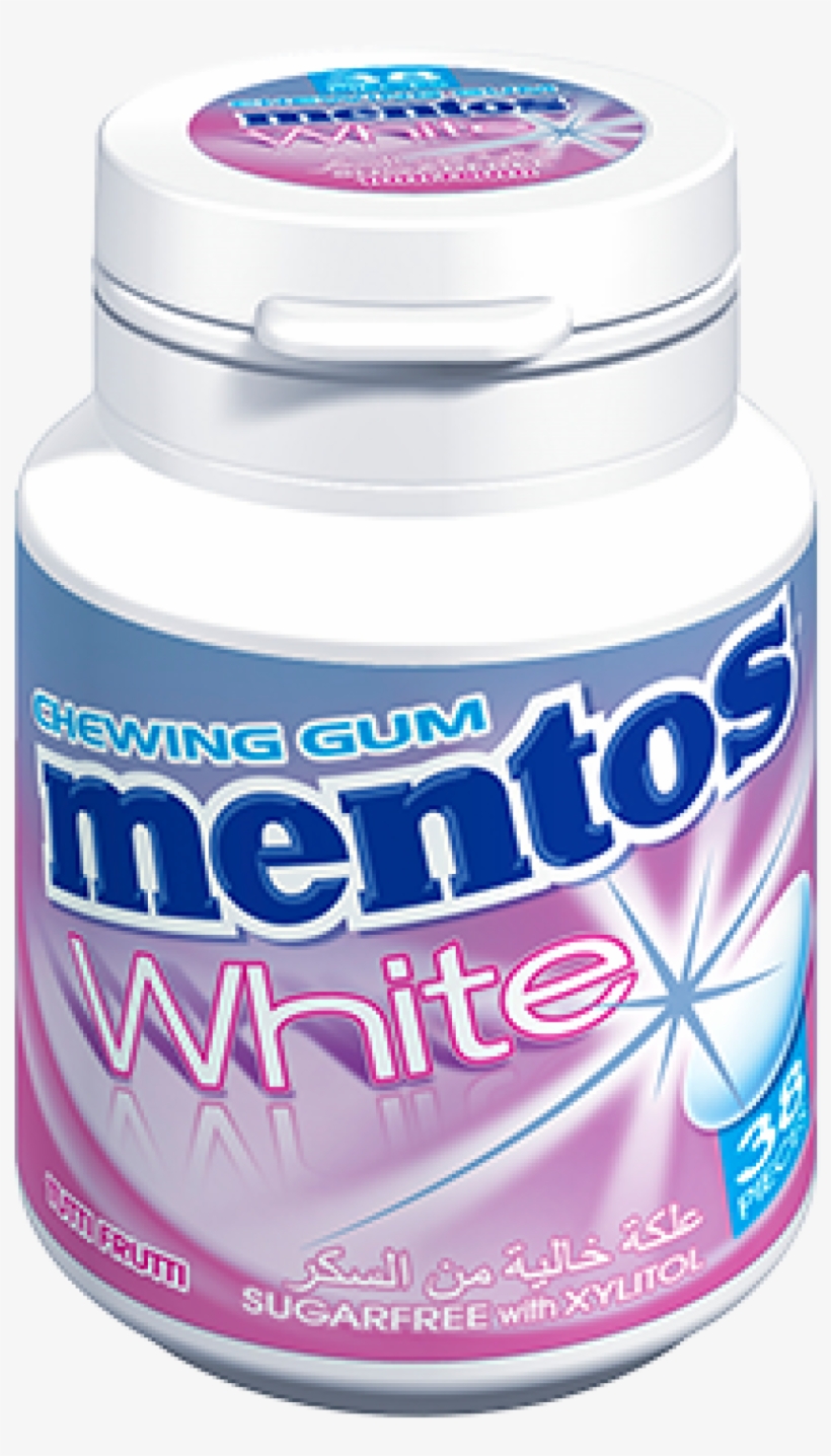 Mentos Fruity Ice Gum - Chewing Gum Mentos White Tutti Frutti, transparent png download