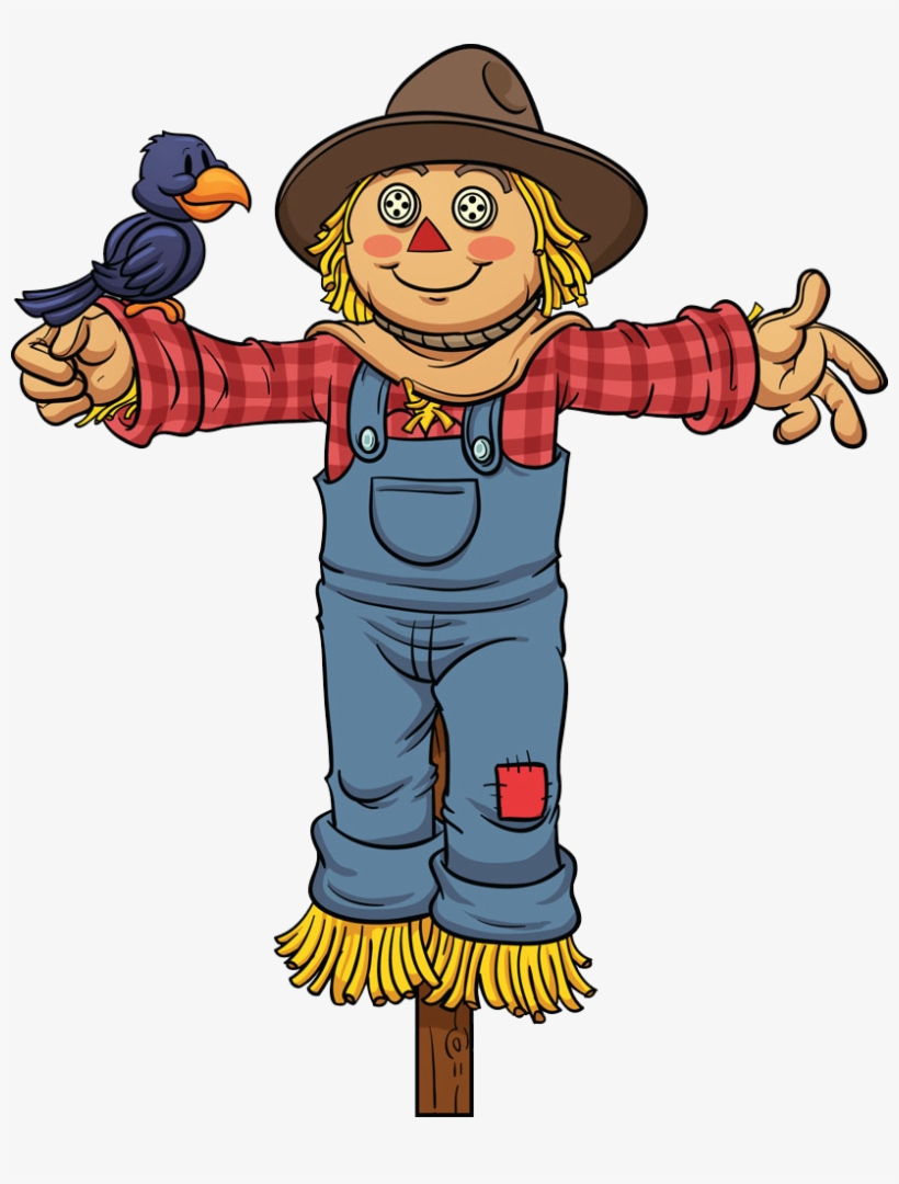 817 X 1000 7 - Cute Cartoon Scarecrow, transparent png download