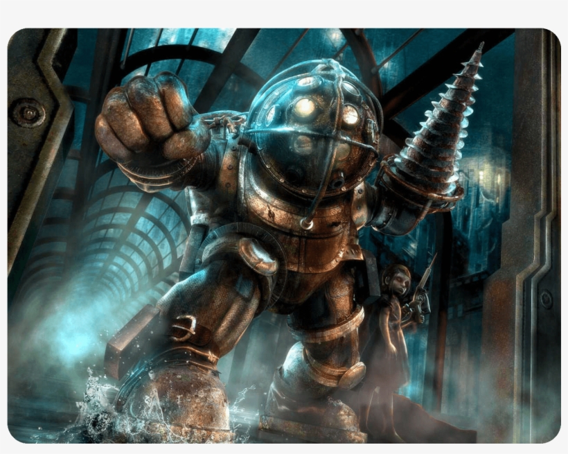 The Events Of The Original Bioshock, The Story Continues - Bioshock 2 Big Daddy, transparent png download