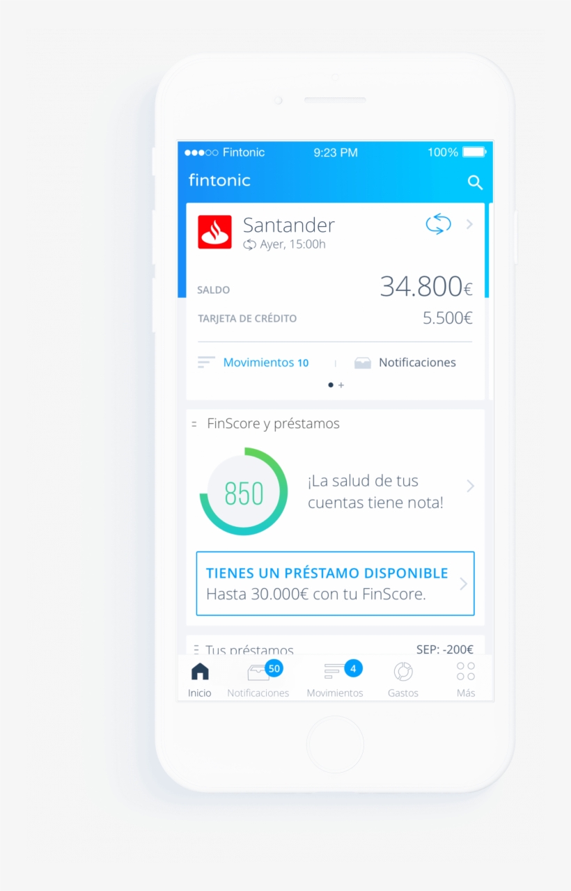 Bbva Partners With Fintonic To Be Part Of Its Loan - Iphone, transparent png download