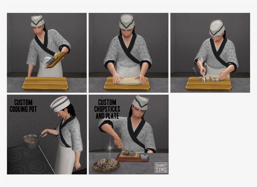 X Get Chopsticks Sims 4 Transparent PNG 800x515 Free Download on