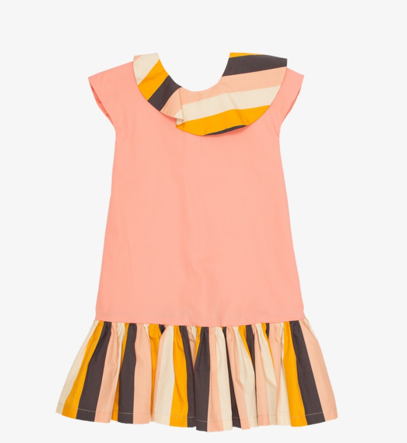 Motoreta Emma Pink Dress - Girl, transparent png download