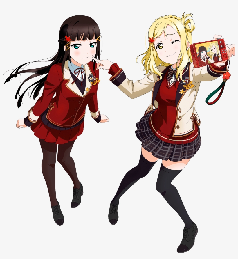 Fan Madeaqours Diamari Momijigari Ur Pair [full Body] - Love Live Ur Pairs Transparent, transparent png download