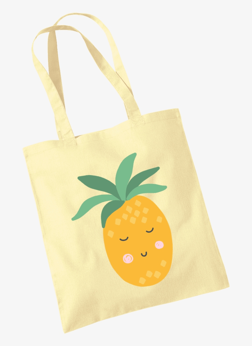 Pineapple Tote Bag - Tote Bag, transparent png download