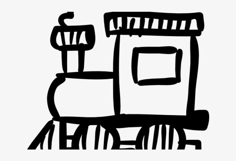 Drawn Toy Toy Train - Toy, transparent png download