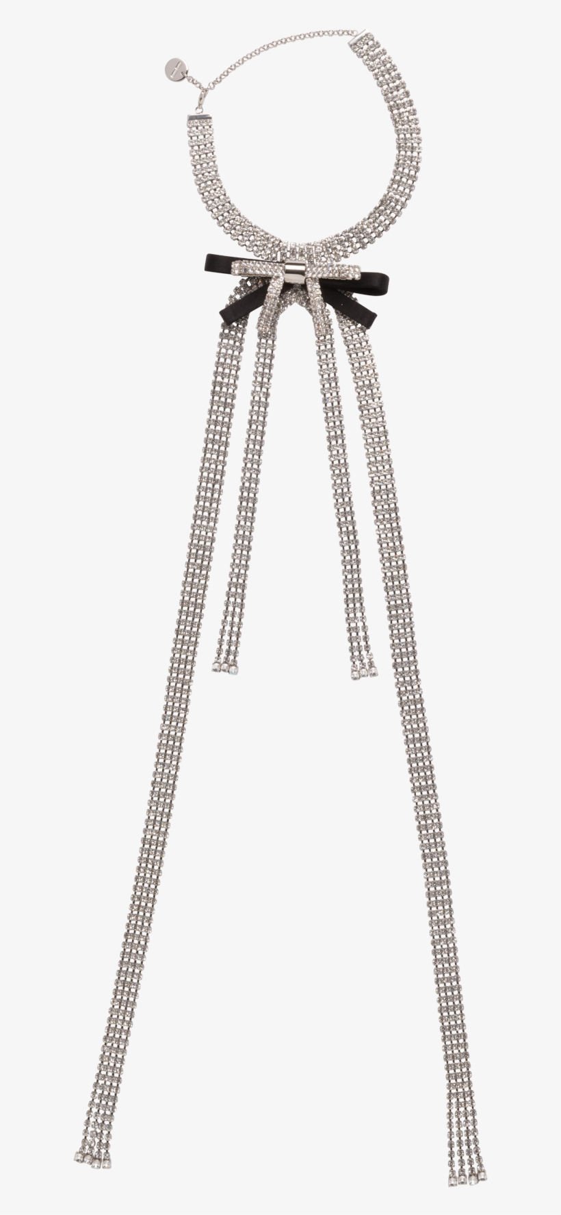 Collar Con Cristales Y Lazos - Chain, transparent png download