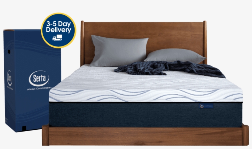 Perfect Sleeper Mattress On Bed Frame - Serta Express, transparent png download