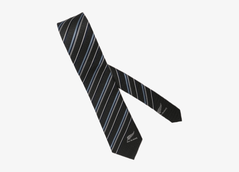 All Blacks Blue Stripe Tie - Pattern, transparent png download
