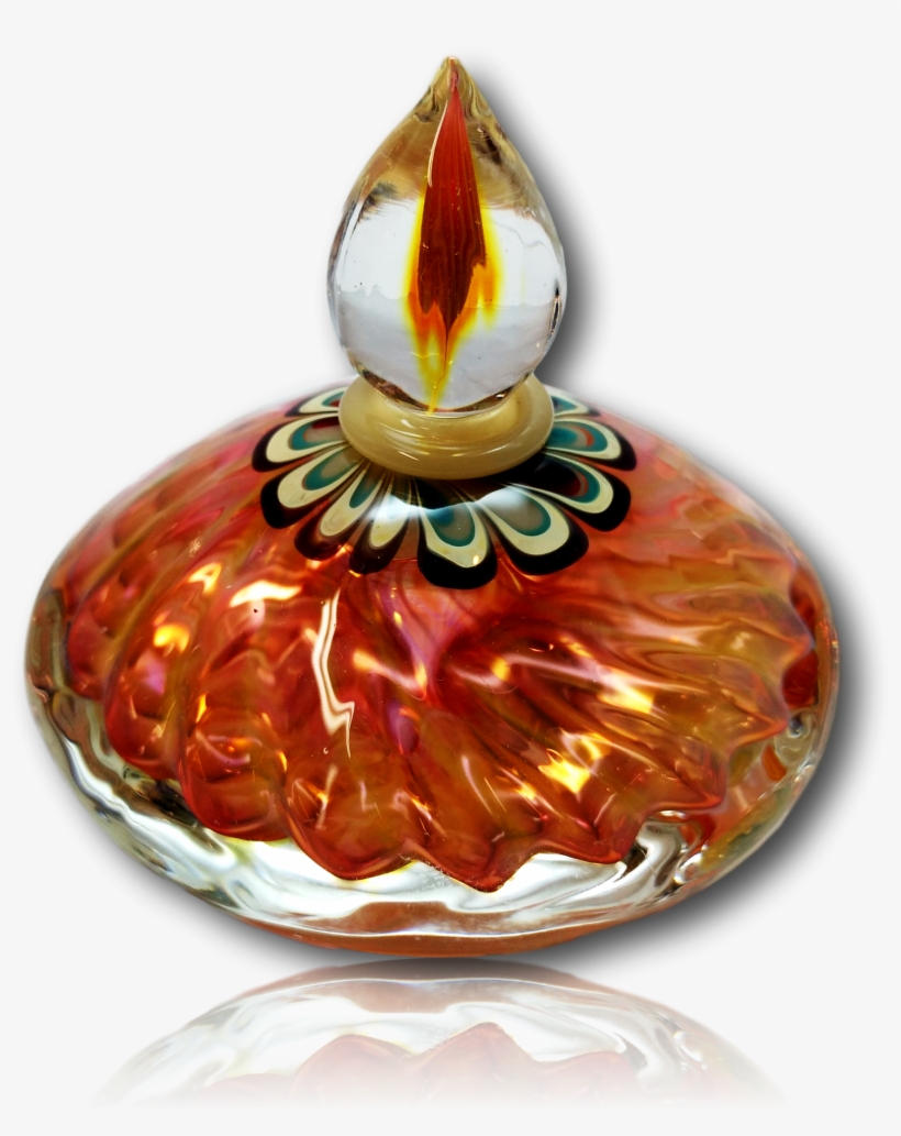 Blown Glass Perfume Bottle - Duck, transparent png download