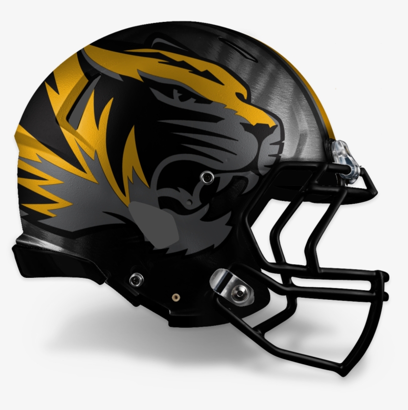 Sweet Helmet Redesign For Mizzou V2 Side - Mizzou Football Uniforms 2012, transparent png download