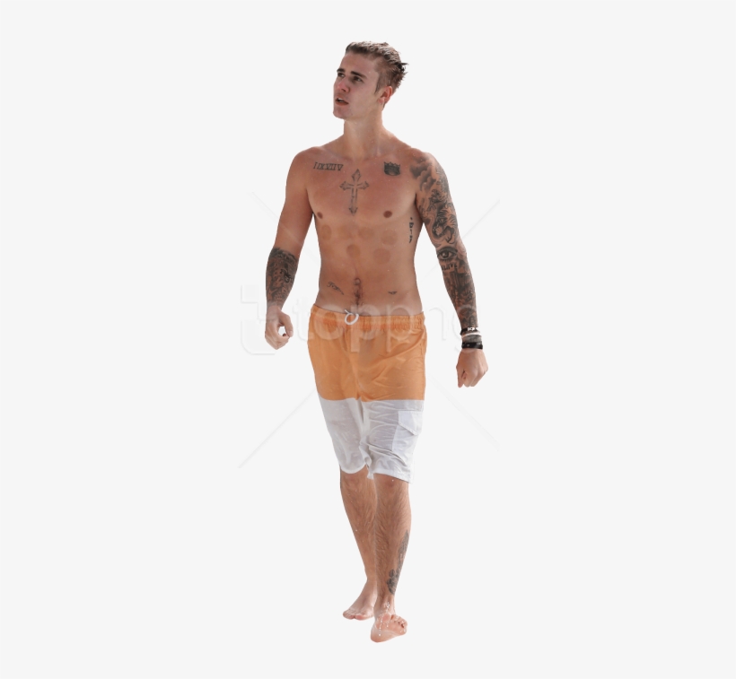 Free Png Justin Bieber Topless Png - Topless Men Png, transparent png download