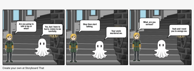 Ghost And Hamlet - Cartoon, transparent png download