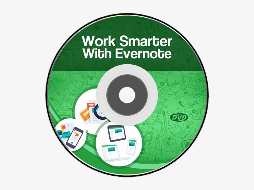 Details About Evernote Notes Dvd Work Smarter Get Organized - Circle, transparent png download