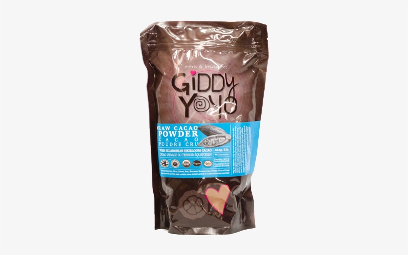 See 2 More Pictures - Giddy Yoyo Organic Raw Cacao Powder, transparent png download