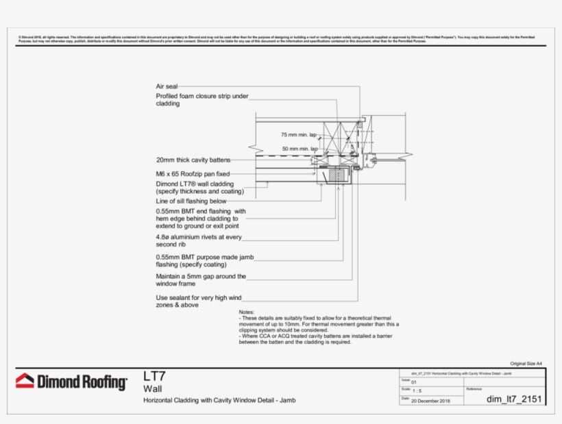 Horizontal Cladding Window Detail - Sill Closure Vs Pan Detail, transparent png download
