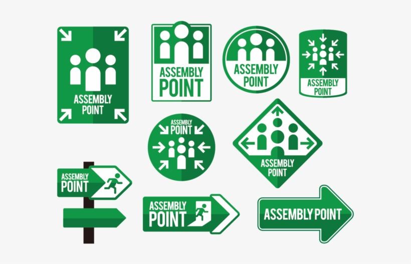Meeting Point Icons Vector - Traffic Sign, transparent png download