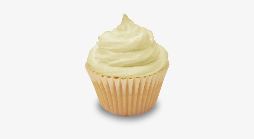 Cupcake Transparent Plain - Buttercream, transparent png download
