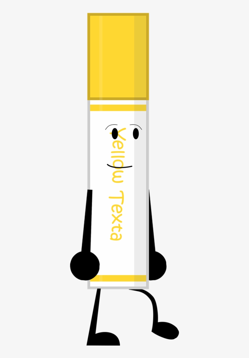 Yellow Texta Pose 3, transparent png download