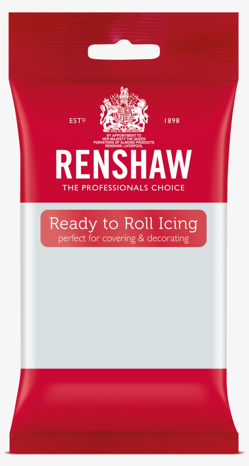 *new* Cool Grey Ready To Roll Fondant Icing - Renshaw, transparent png download
