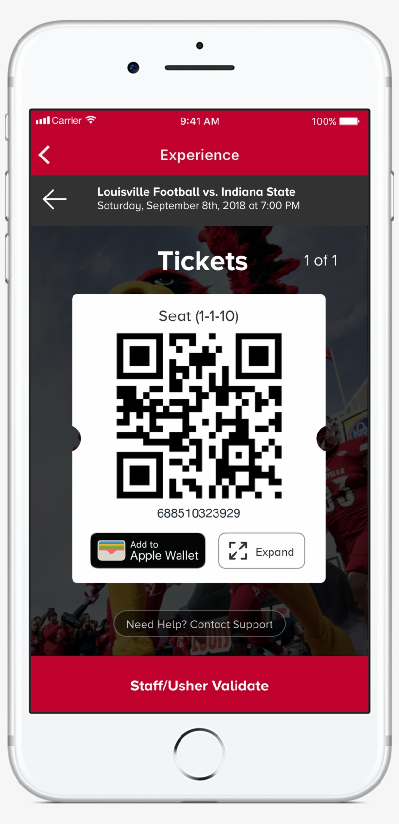 Your Barcode And Seat Location Will Appear That You - Basketball Apple Wallet, transparent png download