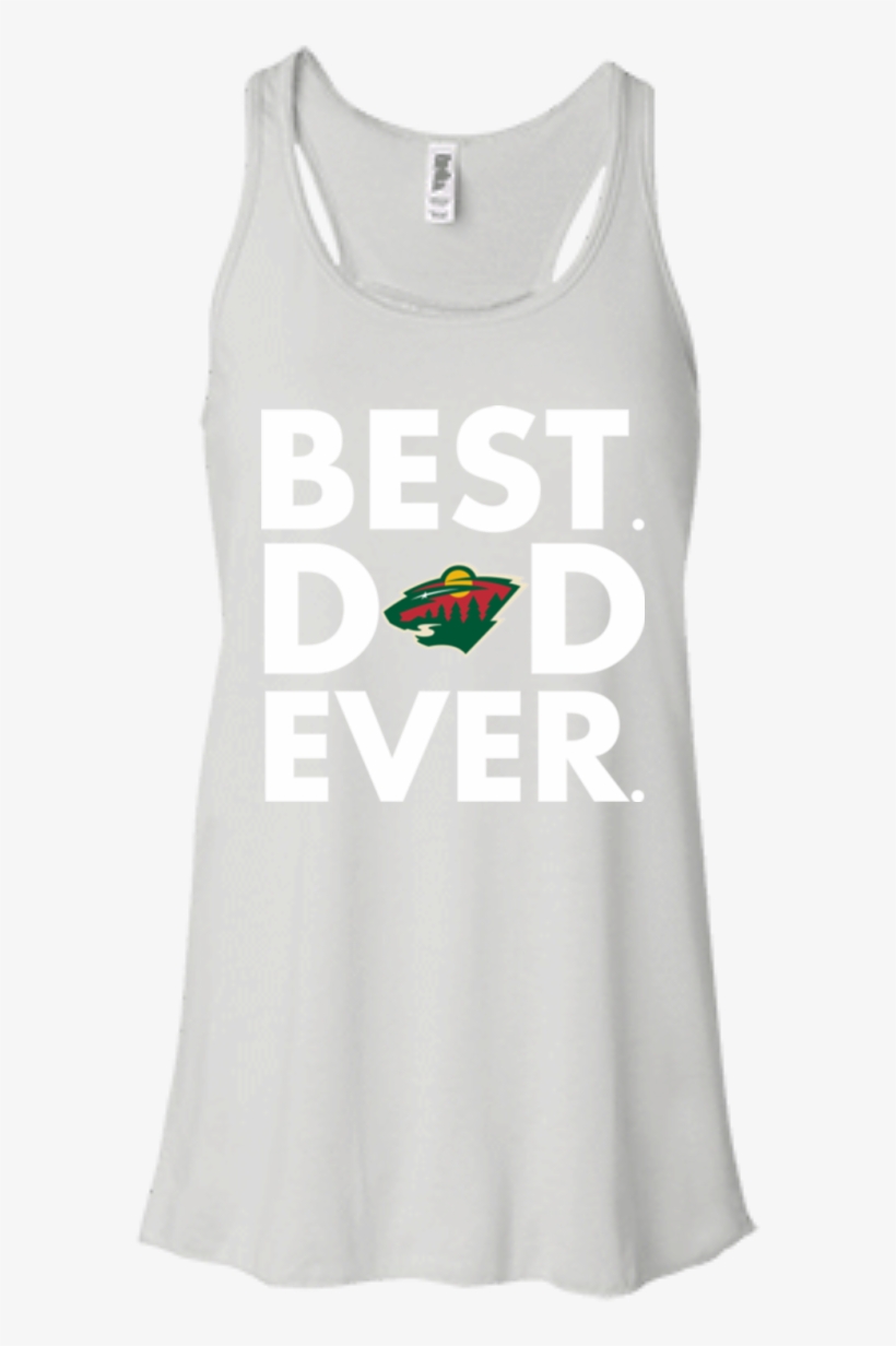 Best Dad Ever Father S Day Minnesota Wild Hoodies Sweatshirts - Active Tank, transparent png download