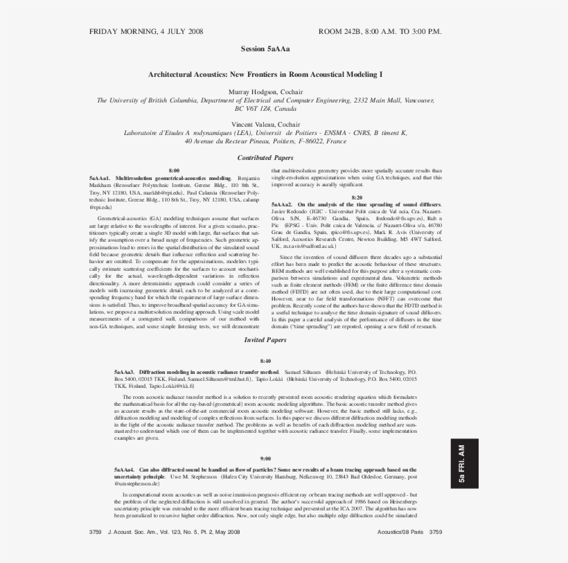 Analysis Of Room Transfer Function And Reverberant - Document, transparent png download