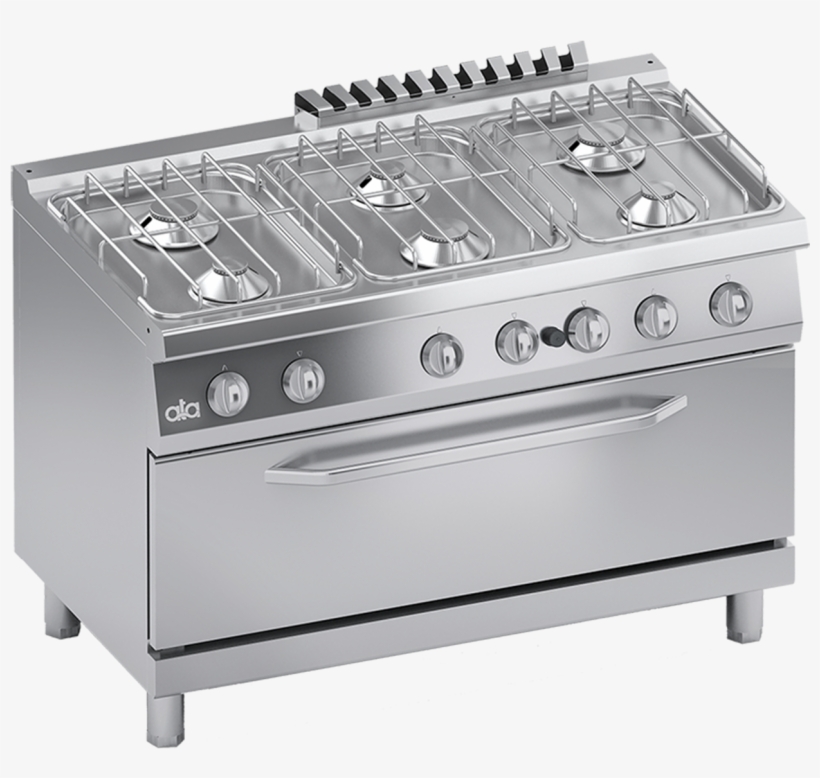 Gas Range 6 Burners Gas Oven 105 X 53 Cm - Ata C2gcu15ff, transparent png download