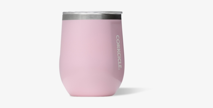 Rose Quartz Classic Stemless 12oz Wine Cup - Corkcicle Stemless, transparent png download