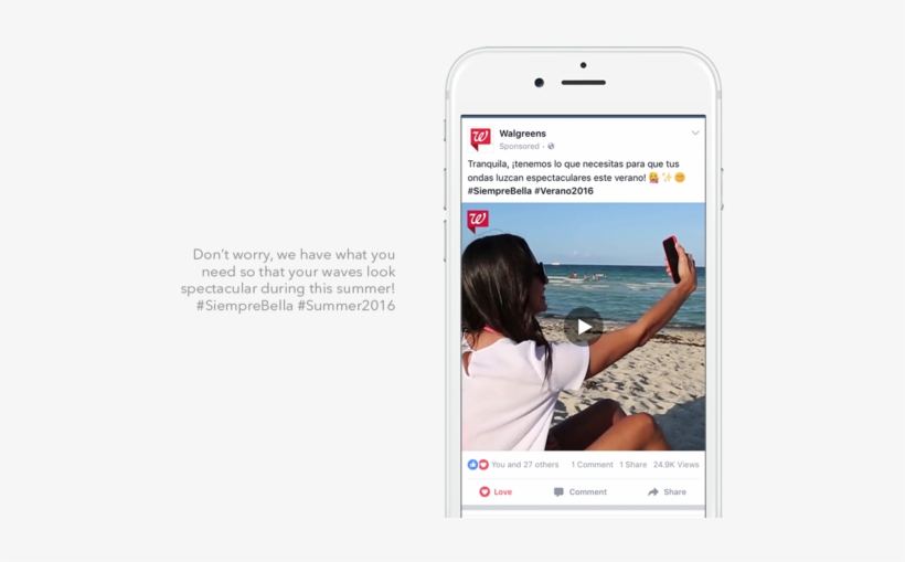 Walgreens En Español • Social Media Video • Beauty, transparent png download