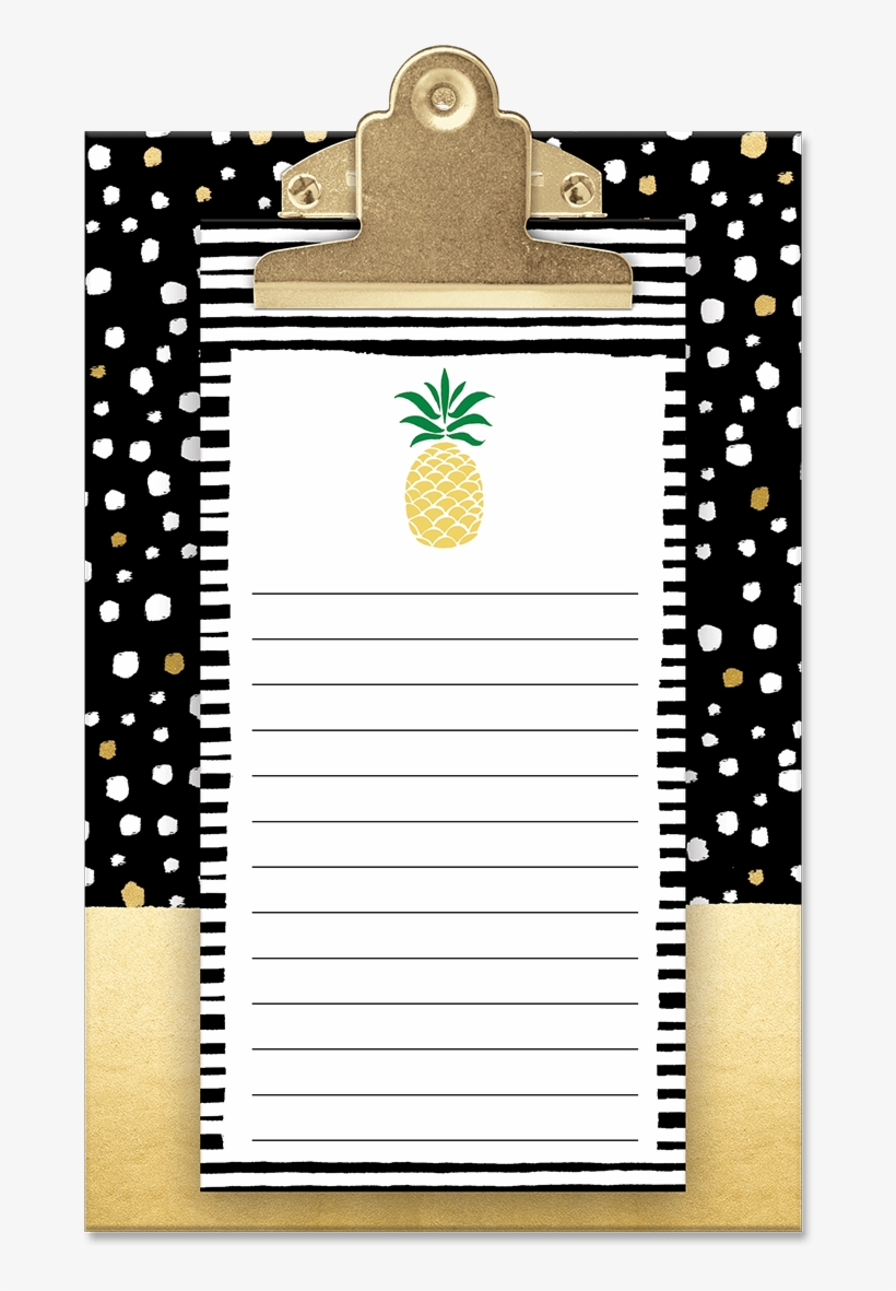 Pineapple Dot Clipboard Set - Fruit, transparent png download