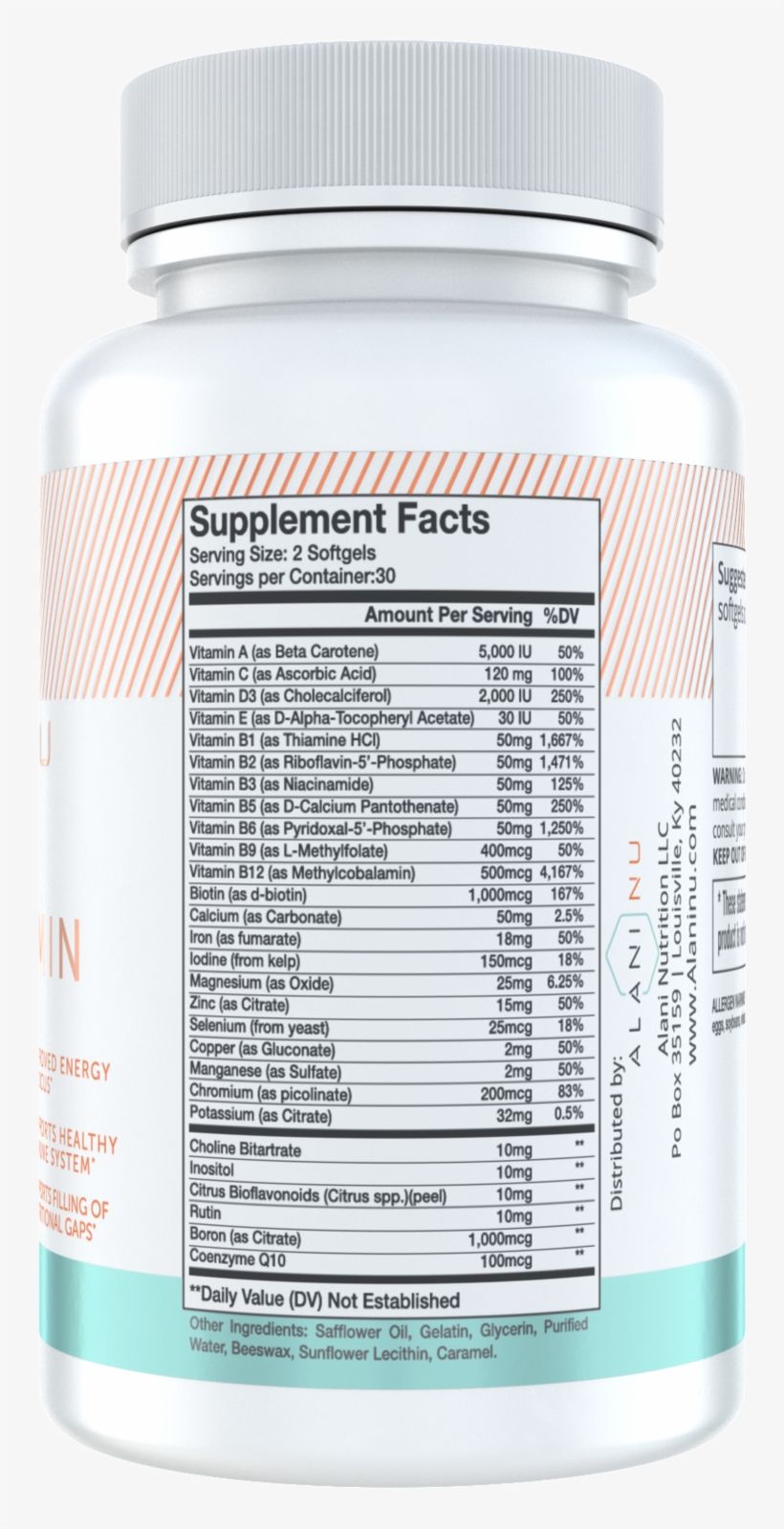 Multi-vitamin - Alani Nu Balance Reviews, transparent png download