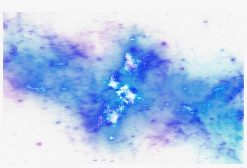 Sky Stars Glitch Moon Space Planet Cloud Clouds Backgro - Watercolor Paint, transparent png download