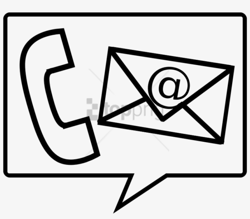 Free Png Download Phone And Email Png Images Background - Phone And Email Clipart, transparent png download