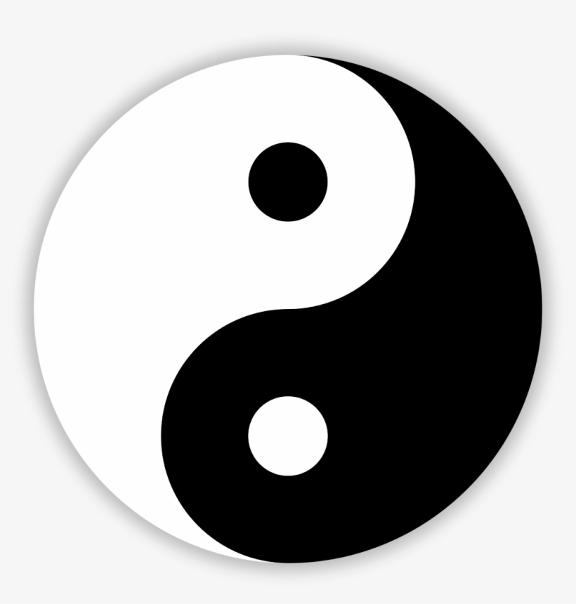 El Yang Básicamente Se Trata En Este Caso Del Complemento - Yin Yang Symbol, transparent png download