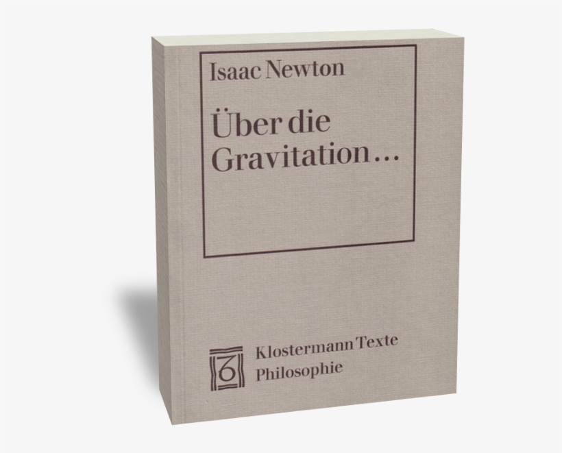Über Die Gravitation - Book Cover, transparent png download