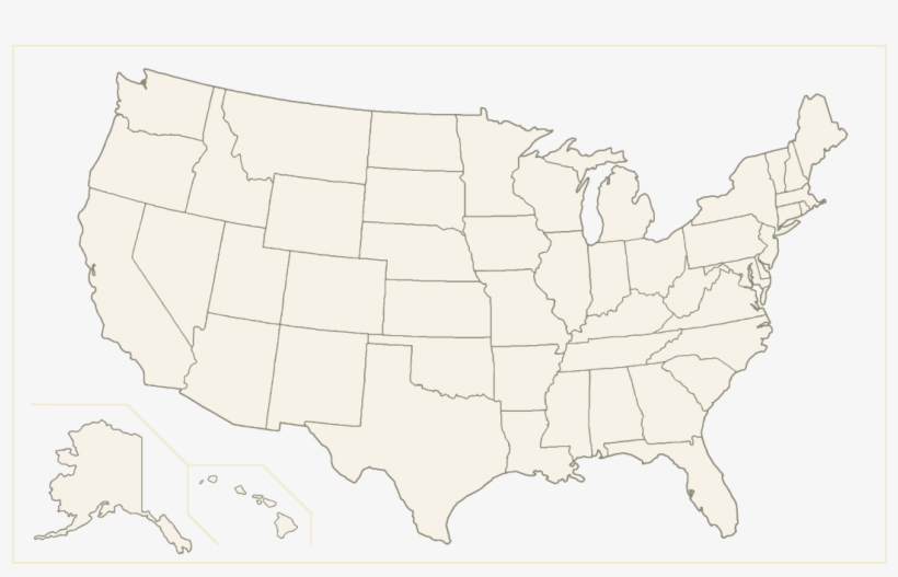 Alaska K&l Distributors 563-3030 Www - Map Without Florida, transparent png download
