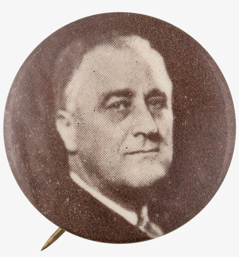 Roosevelt Black And White Portrait - Circle, transparent png download