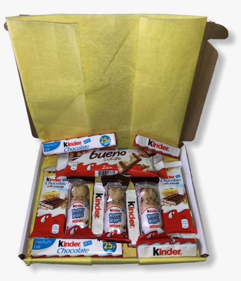Details About Kinder Chocolate Mix Personalised Birthday - Box, transparent png download
