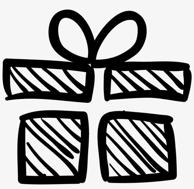 Birthday Giftbox Sketch Comments, transparent png download