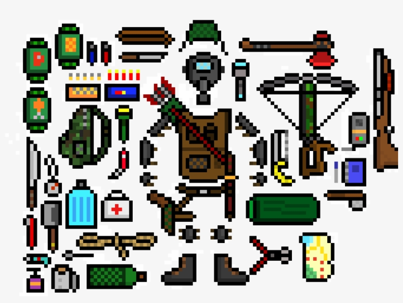 Zombie Apocalipse Survival Kit, transparent png download