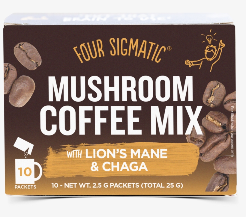 Mushroom Coffee Lion's Mane & Chaga - Chocolate, transparent png download